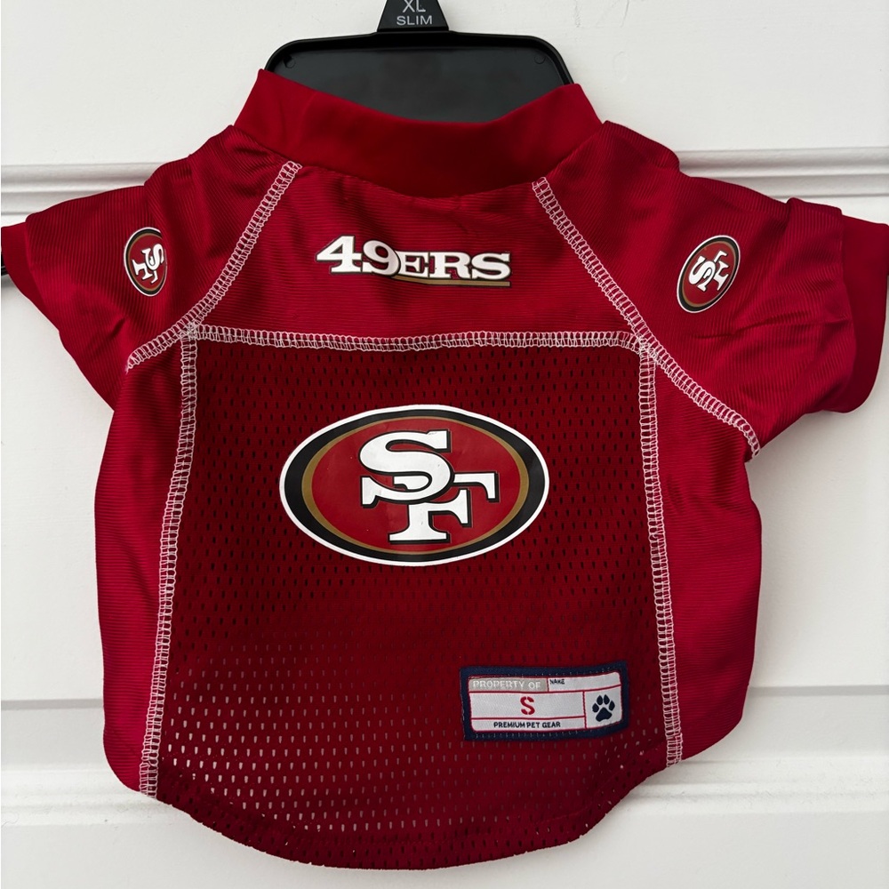 49ers pet football jersey